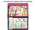WhiteCoat Clipboard® - Pink Child Life Specialist Edition